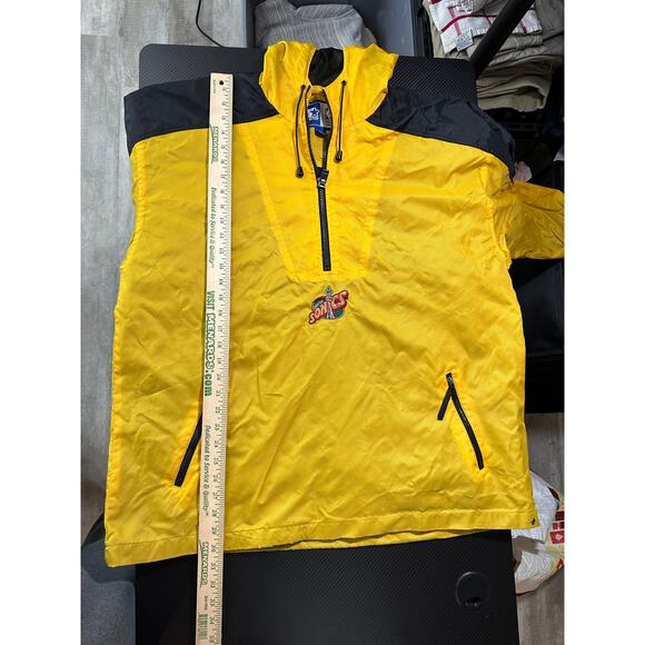 Vintage Seattle Sonics Anorak Starter Jacket Hooded Pullover Supersonics Large - Picture 5 of 14